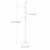 Dimensions de l'arbre : hauteur 175 cm, socle 29 cm, branches 9 cm