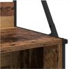 Banc d'entrée bois rustique