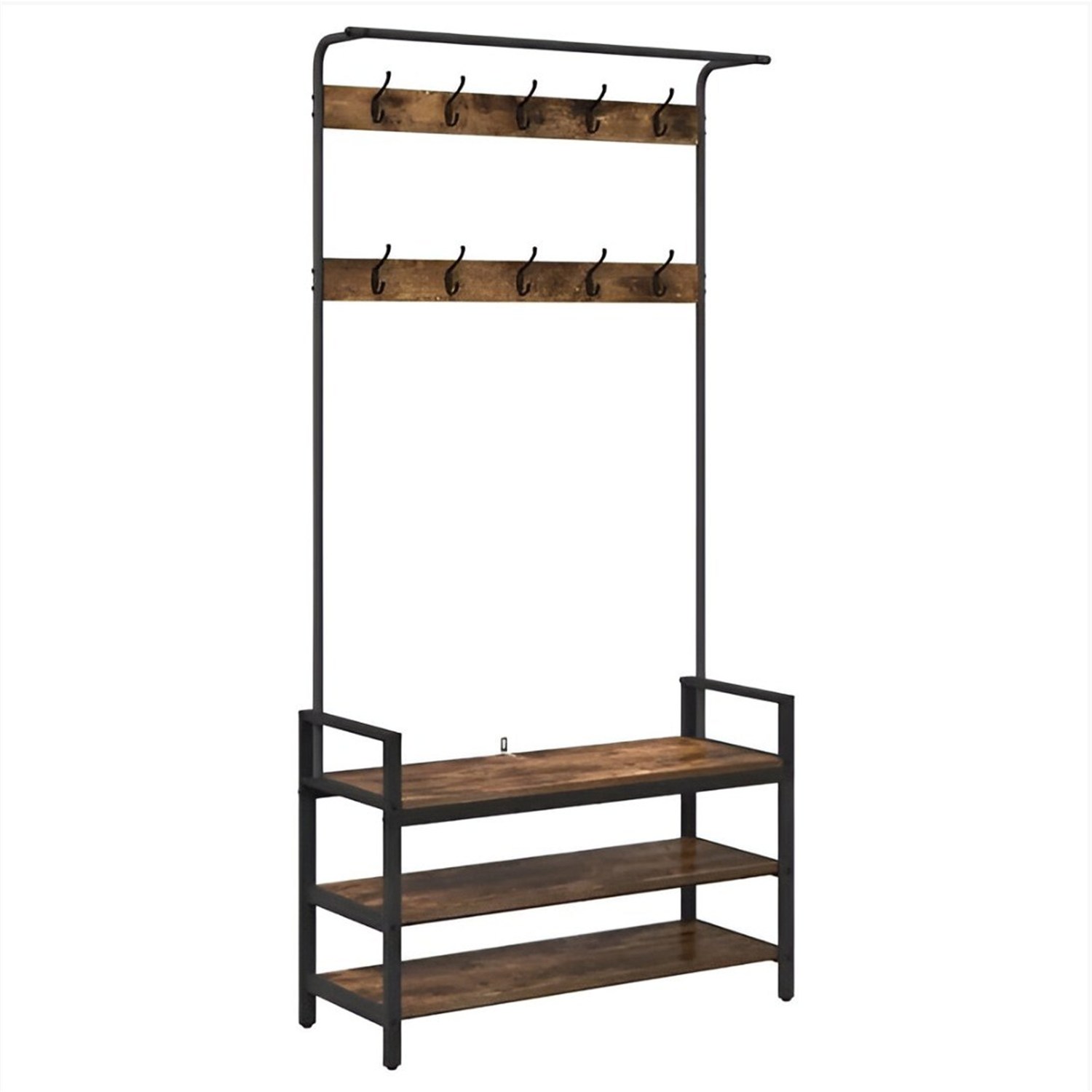 Porte Manteau Bois et Métal – Image 3