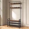 porte manteau bois et metal