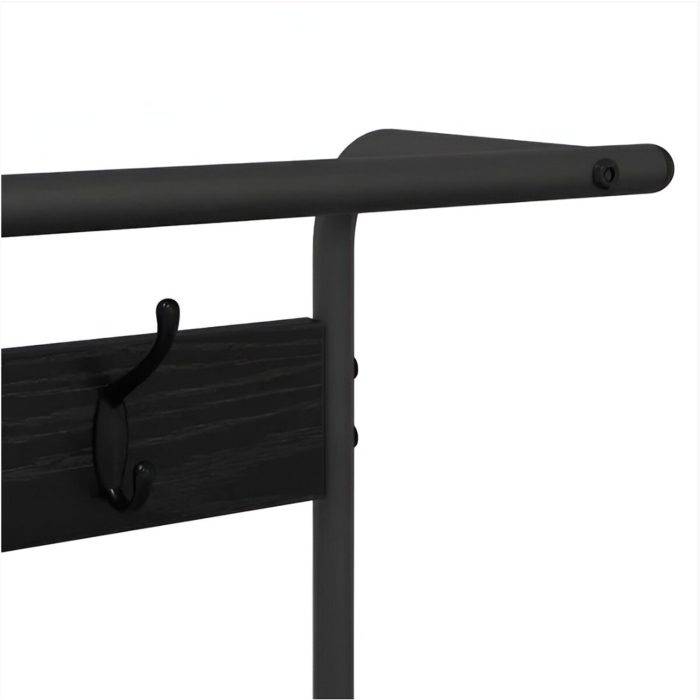 Patère fonte noire vestiaire