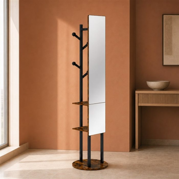 Porte manteau miroir