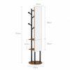 Dimensions du miroir vestiaire : hauteur 174 cm, glace 99 x 30 cm, socle 40 cm