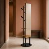Miroir sur pied pivotant 360 degrés