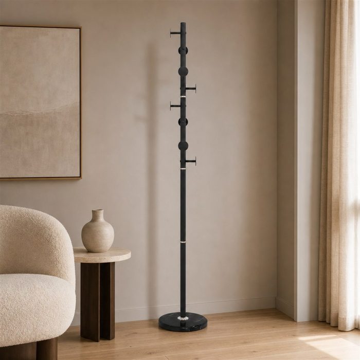 Porte manteau socle marbre