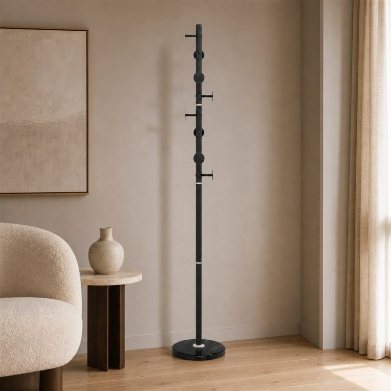 Porte manteau socle marbre