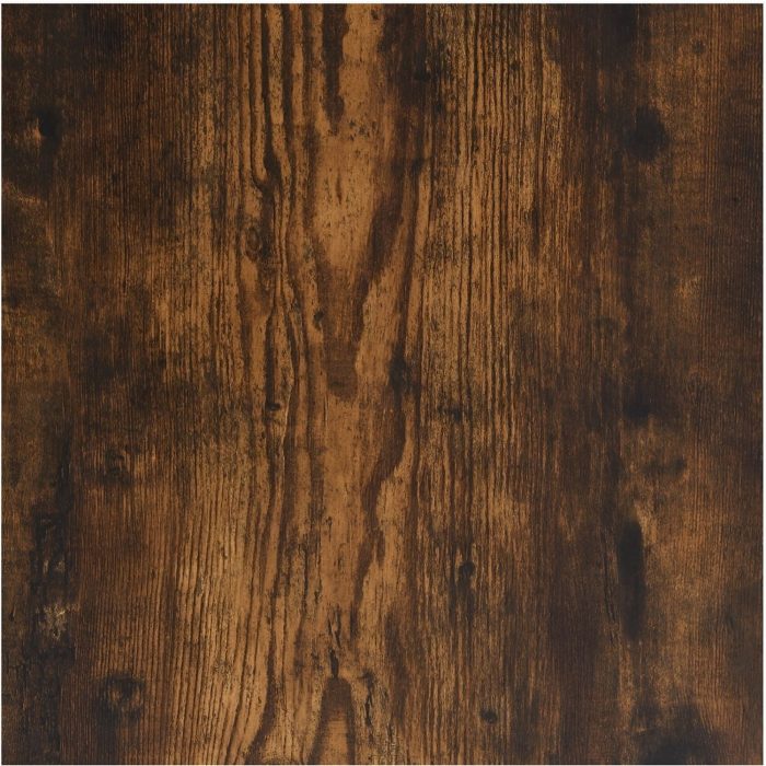 Matériau bois vieilli brun foncé aux planches contrastées