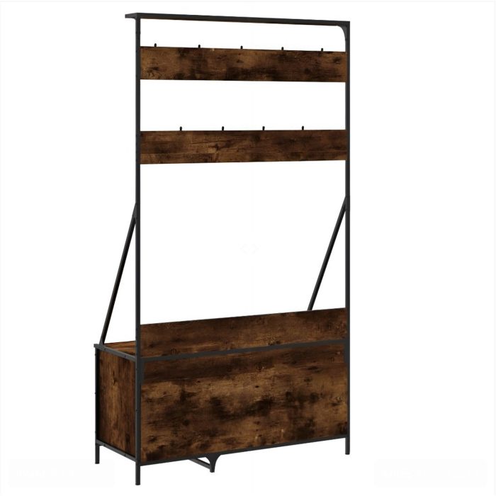 Grand porte manteau vestiaire rustique