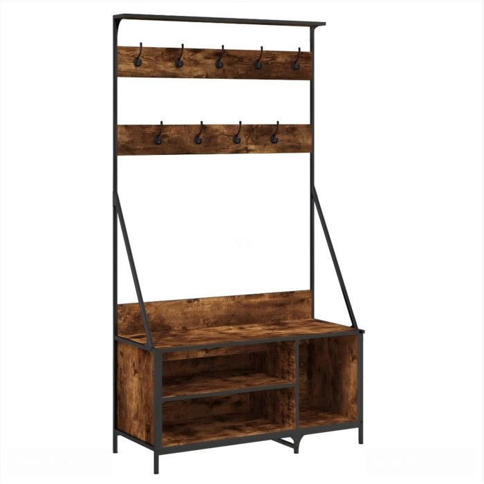 Meuble porte manteau rustique