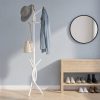 Portemanteau perroquet blanc vintage
